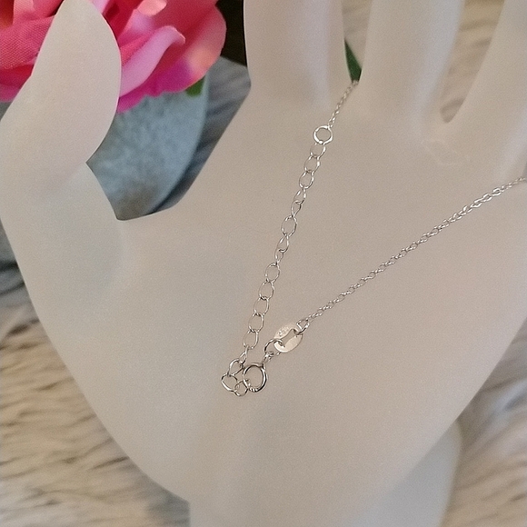 2/$30💕 BNWT Charmed Aroma Adjustable Sterling Silver Necklace - Picture 5 of 6